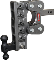 GEN-Y Hitch The BOSS TORSION-FLEX 2" Shank 10" Drop 1.7K TW 16K Hitch & GH-051 Dual-Ball