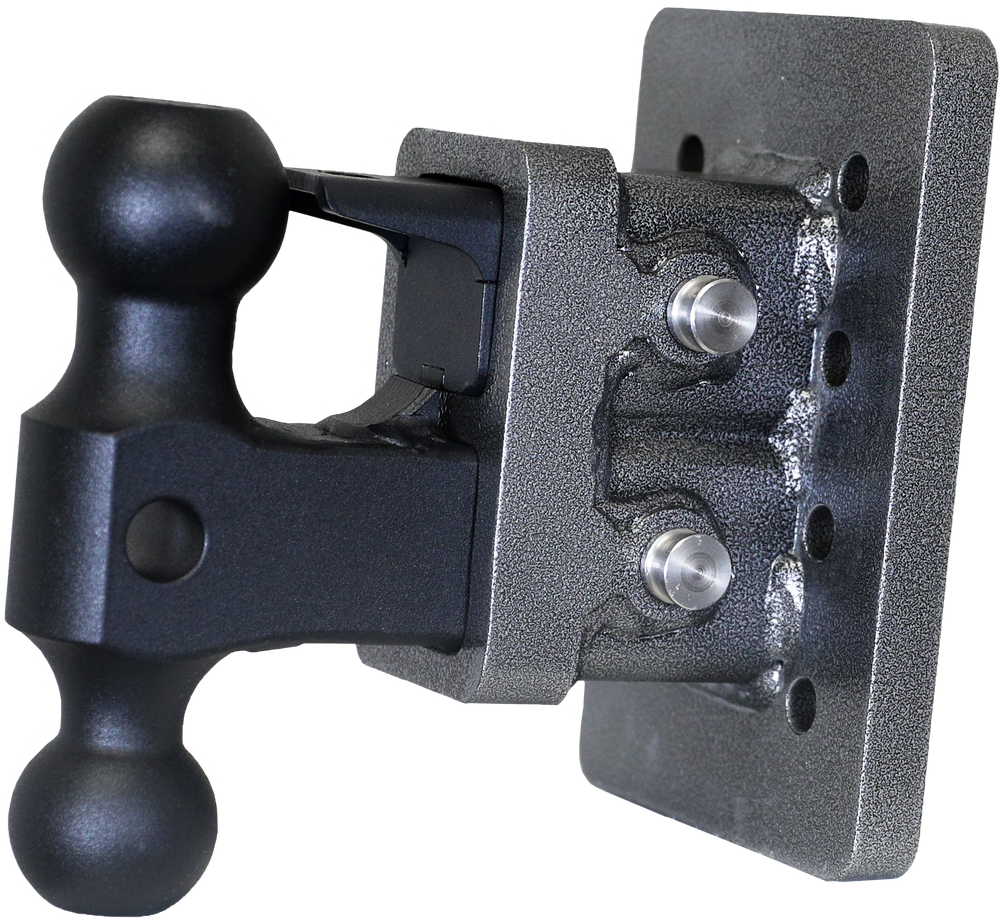 GEN-Y Hitch MEGA-DUTY 2" Bolt-On 2.5" Drop 2K TW 16K Hitch & GH-051 Dual-Ball & GH-032 Pintle Lock