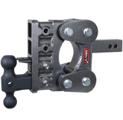 GEN-Y Hitch The BOSS TORSION-FLEX 2" Shank 5" Drop 1.7K TW 16K Hitch & GH-051 Dual-Ball & GH-032 Pintle Lock
