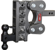 GEN-Y Hitch The BOSS TORSION-FLEX 2" Shank 7.5" Drop 1.7K TW 16K Hitch & GH-051 Dual-Ball & GH-032 Pintle Lock