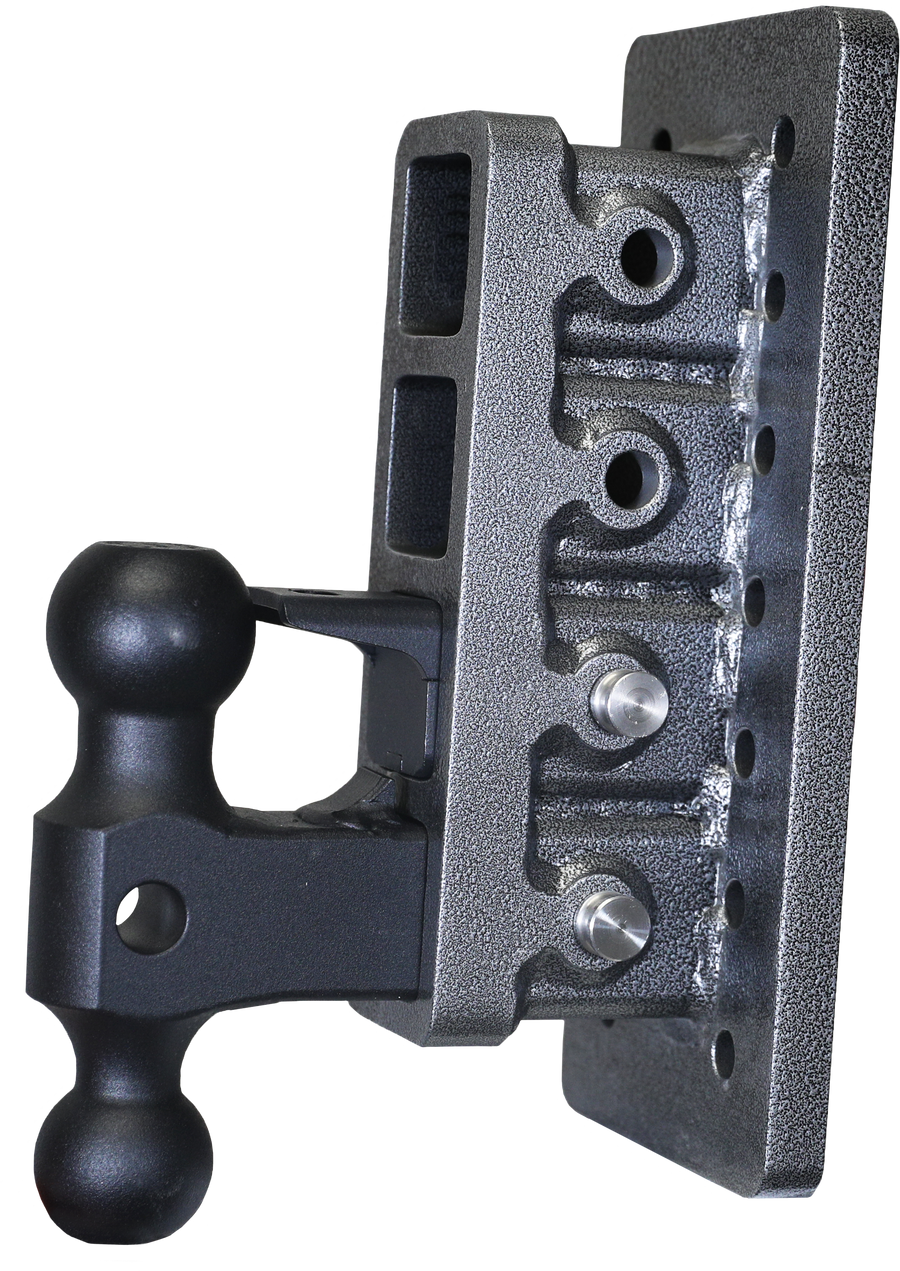 GEN-Y Hitch MEGA-DUTY 2" Bolt-On 7.5" Drop 2K TW 16K Hitch & GH-051 Dual-Ball & GH-032 Pintle Lock