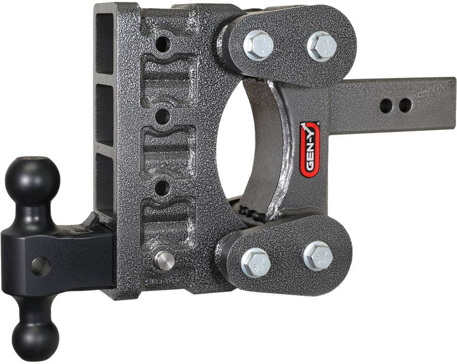 GEN-Y Hitch The BOSS TORSION-FLEX 2.5" Shank 6" Drop 2.4K TW 21K Hitch & GH-061 Dual-Ball