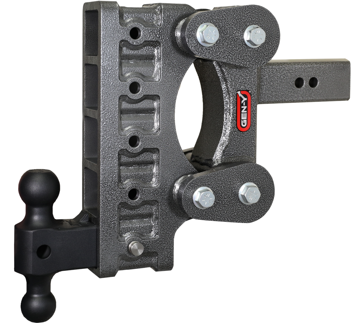 GEN-Y Hitch The BOSS TORSION-FLEX 2.5" Shank 9" Drop 2.4K TW 21K Hitch & GH-061 Dual-Ball