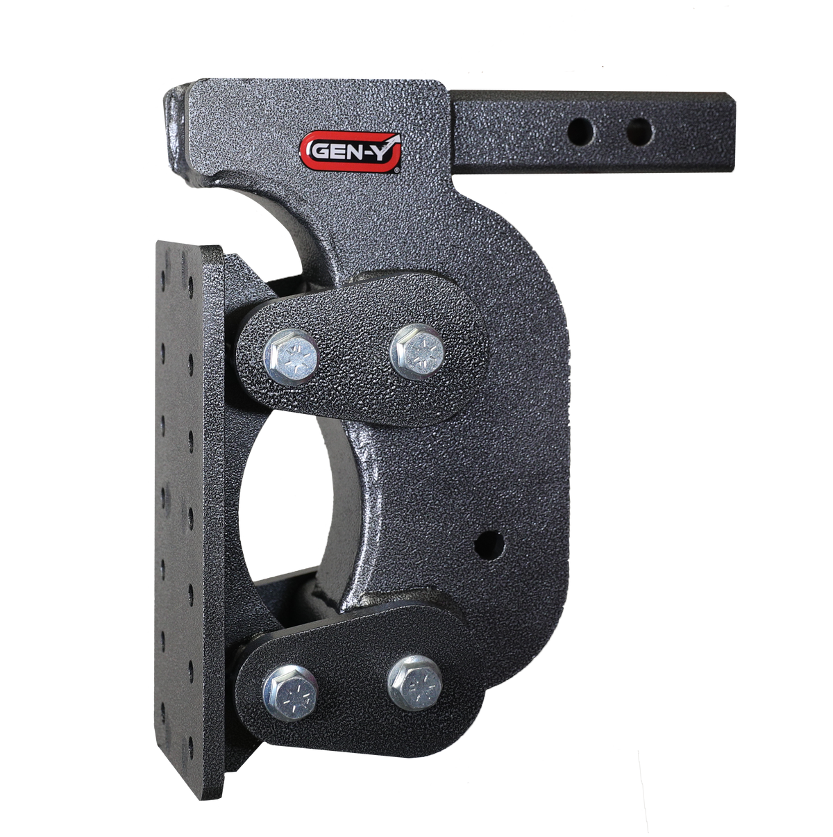 GEN-Y Hitch The BOSS TORSION-FLEX Pintle Plate 2" Shank 12.5" Drop 1.7K TW 16K Hitch & GH-0100 Stabilizer Kit