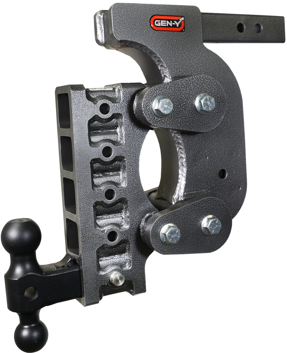 GEN-Y Hitch The BOSS TORSION-FLEX 2" Shank 15" Drop 1.7K TW 16K Hitch & GH-051 Dual-Ball & GH-0100 Stabilizer Kit