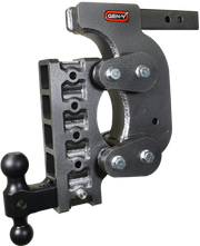 GEN-Y Hitch The BOSS TORSION-FLEX 2" Shank 15" Drop 1.7K TW 16K Hitch & GH-051 Dual-Ball & GH-0100 Stabilizer Kit