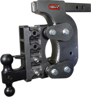 GEN-Y Hitch The BOSS TORSION-FLEX 2" Shank 12.5" Drop 1.7K TW 16K Hitch & GH-051 Dual-Ball & GH-032 Pintle Lock & GH-0100 Stab Kit