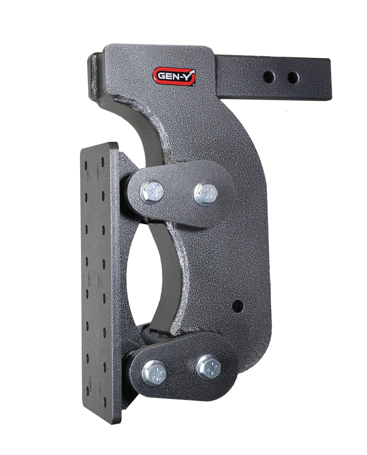 GEN-Y Hitch The BOSS TORSION-FLEX Pintle Plate 2.5" Shank 15" Drop 2.4K TW 21K Hitch & GH-0101 Stabilizer Kit