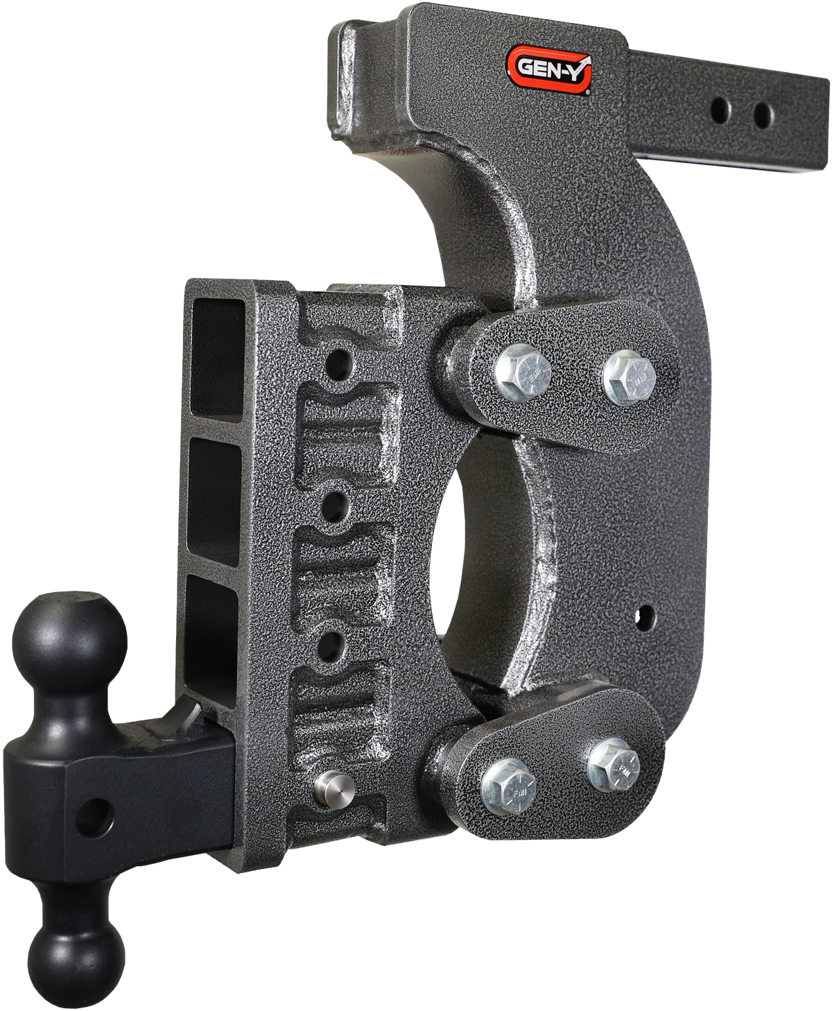 GEN-Y Hitch The BOSS TORSION-FLEX 2.5" Receiver 15" Drop 2.4K TW 21K Hitch & GH-061 Dual-Ball & GH-0101 Stabilizer Kit