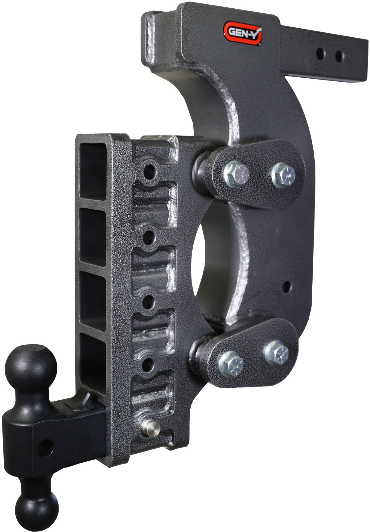 GEN-Y Hitch The BOSS TORSION-FLEX 2.5" Receiver 18" Drop 2.4K TW 21K Hitch & GH-061 Dual-Ball & GH-0101 Stabilizer Kit