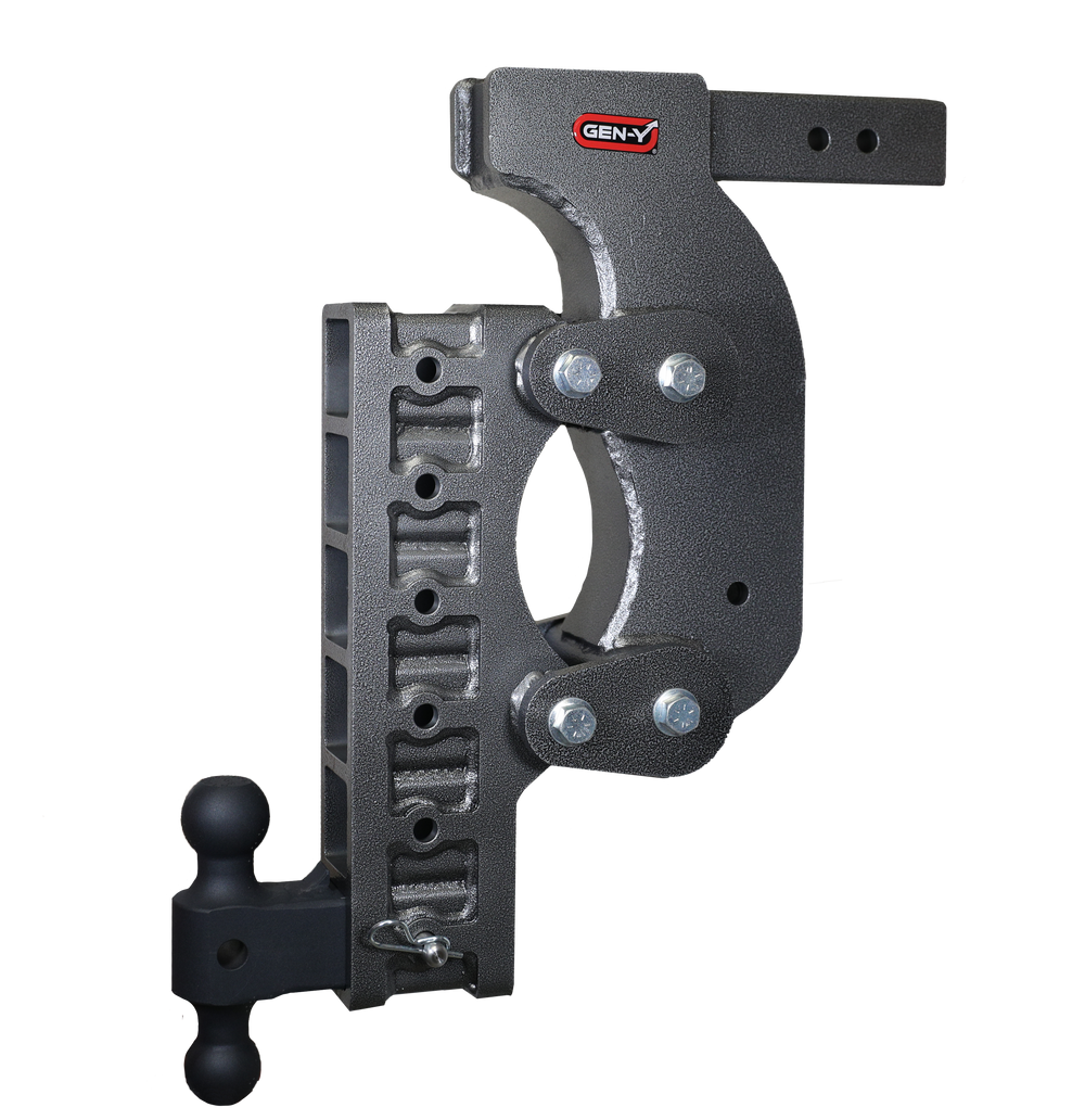 GEN-Y Hitch The BOSS TORSION-FLEX 2.5" Receiver 21" Drop 2.4K TW 21K Hitch & GH-061 Dual-Ball & GH-0101 Stabilizer Kit