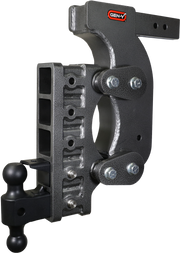 GEN-Y Hitch The BOSS TORSION-FLEX 2.5" Receiver 18" Drop 2.4K TW 21K Hitch & GH-061 Dual-Ball & GH-062 Pintle Lock & GH-0101 Stab Kit