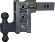 GEN-Y Hitch MEGA-DUTY 2.5" Shank 6" Drop 3.5K TW 32K Hitch & GH-0161 Dual-Ball