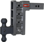 GEN-Y Hitch MEGA-DUTY 2.5" Shank 9" Drop 3.5K TW 32K Hitch & GH-0161 Dual-Ball