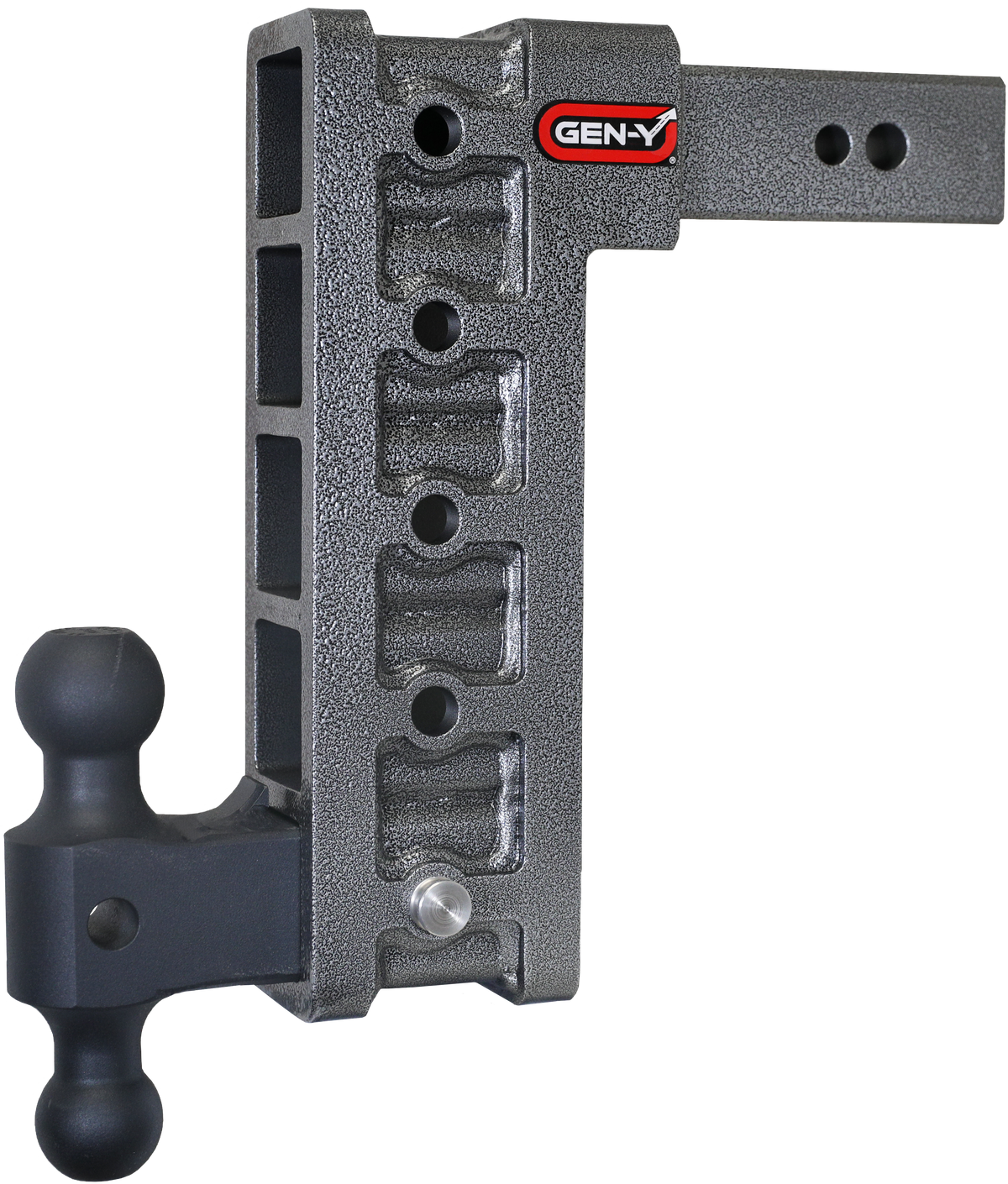 GEN-Y Hitch MEGA-DUTY 2.5" Shank 12" Drop 3.5K TW 32K Hitch & GH-0161 Dual-Ball