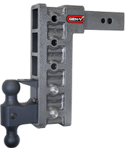 GEN-Y Hitch MEGA-DUTY 2.5" Shank 12" Drop 3.5K TW 32K Hitch & GH-0161 Dual-Ball & GH-0162 Pintle Lock
