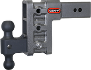 GEN-Y Hitch MEGA-DUTY 3" Shank 6" Drop 3.5K TW 32K Hitch & GH-0161 Dual-Ball