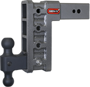 GEN-Y Hitch MEGA-DUTY 3" Shank 9" Drop 3.5K TW 32K Hitch & GH-0161 Dual-Ball