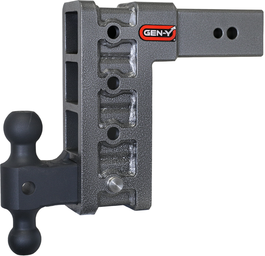 GEN-Y Hitch MEGA-DUTY 3" Shank 9" Drop 3.5K TW 32K Hitch & GH-0161 Dual-Ball