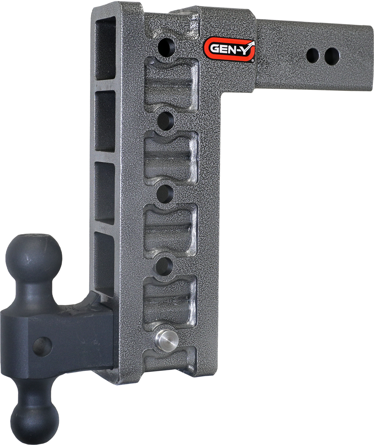 GEN-Y Hitch MEGA-DUTY 3" Shank 12" Drop 3.5K TW 32K Hitch & GH-0161 Dual-Ball
