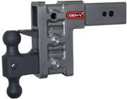 GEN-Y Hitch MEGA-DUTY 3" Shank 6" Drop 3.5K TW 32K Hitch & GH-0161 Dual-Ball & GH-0162 Pintle Lock