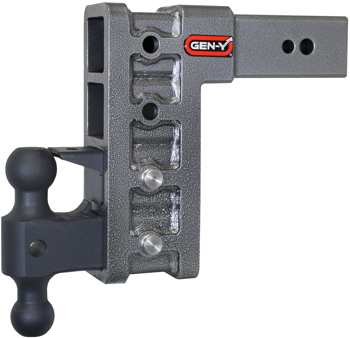 GEN-Y Hitch MEGA-DUTY 3" Shank 9" Drop 3.5K TW 32K Hitch & GH-0161 Dual-Ball & GH-0162 Pintle Lock