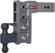 GEN-Y Hitch MEGA-DUTY 3" Shank 9" Drop 3.5K TW 32K Hitch & GH-0161 Dual-Ball & GH-0162 Pintle Lock