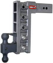 GEN-Y Hitch MEGA-DUTY 3" Shank 12" Drop 3.5K TW 32K Hitch & GH-0161 Dual-Ball & GH-0162 Pintle Lock