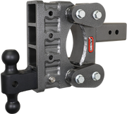 GEN-Y Hitch The BOSS TORSION-FLEX 3" Shank 6" Drop 2.4K TW 21K Hitch & GH-061 Dual-Ball