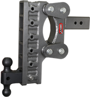 GEN-Y Hitch The BOSS TORSION-FLEX 3" Shank 12" Drop 2.4K TW 21K Hitch & GH-061 Dual-Ball