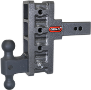 GEN-Y Hitch MEGA-DUTY 2.5" Offset Shank 3" rise, 6" Drop 3.5K TW 32K Hitch & GH-0161 Dual-Ball