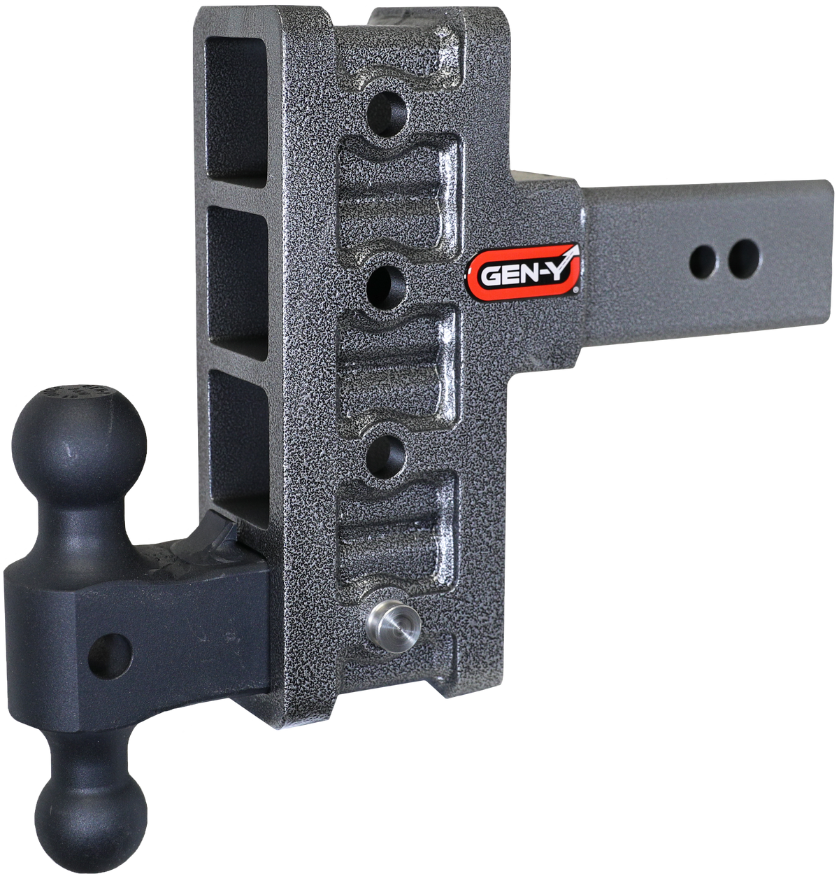 GEN-Y Hitch MEGA-DUTY 3" Offset Shank 3" Rise, 6" Drop 3.5K TW 32K Hitch & GH-0161 Dual-Ball