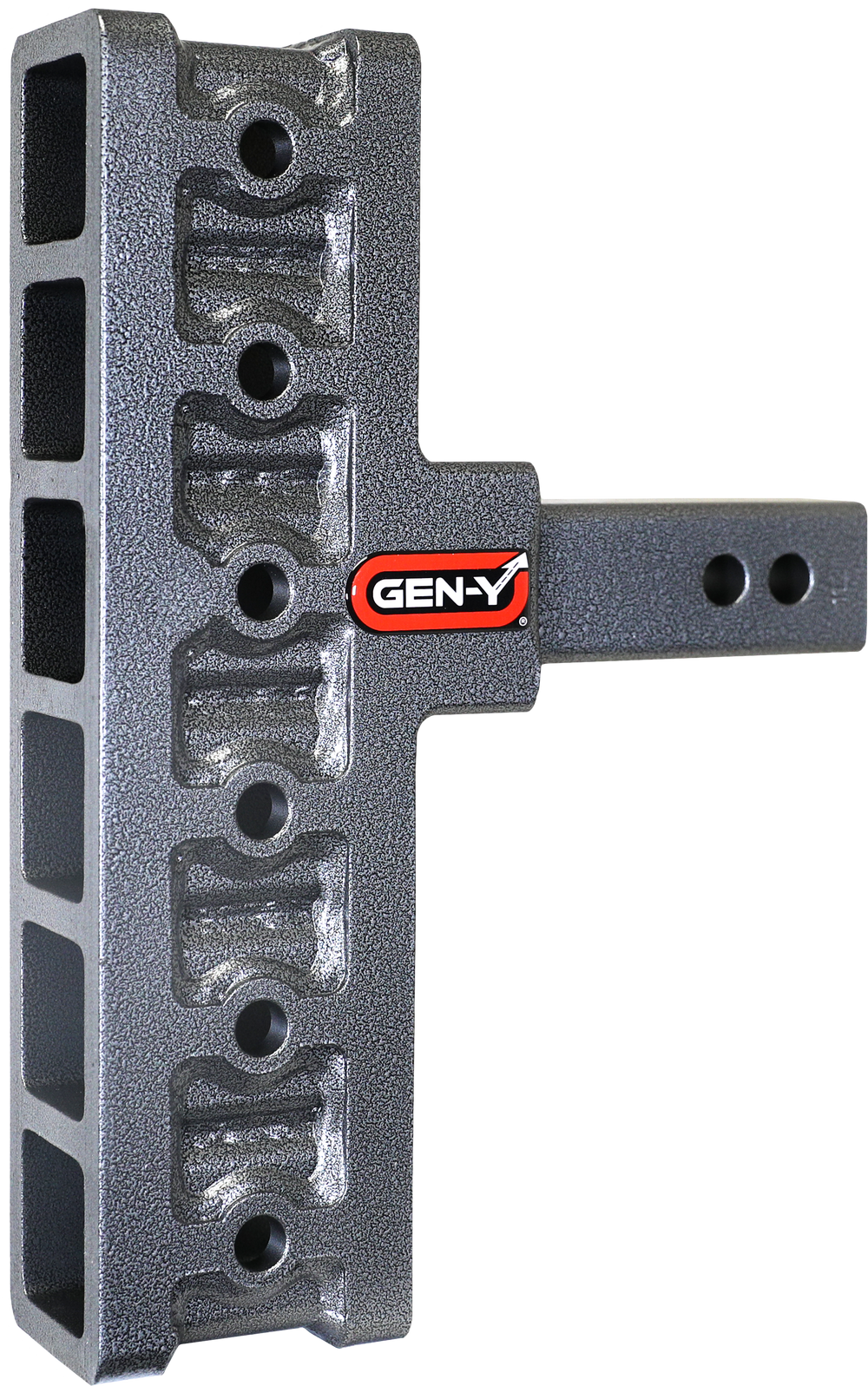 GEN-Y Hitch MEGA-DUTY 2" Offset Shank 5" Rise 7.5" Drop 2K TW 16K Hitch Only
