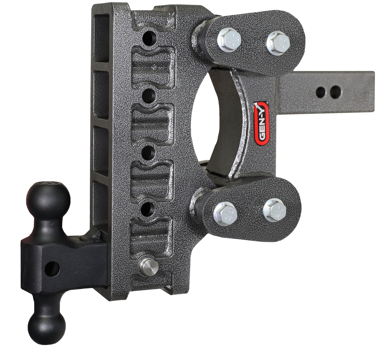 GEN-Y Hitch The BOSS TORSION-FLEX 2.5" Shank 9" Drop 3.5K TW 32K Hitch & GH-0161 Dual-Ball