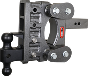 GEN-Y Hitch The BOSS TORSION-FLEX 2.5" Shank 6" Drop 3.5K TW 32K Hitch & GH-0161 Dual-Ball & GH-0162 Pintle Lock