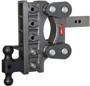 GEN-Y Hitch The BOSS TORSION-FLEX 2.5" Shank 9" Drop 3.5K TW 32K Hitch & GH-0161 Dual-Ball & GH-0162 Pintle Lock