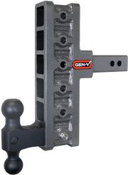 GEN-Y Hitch MEGA-DUTY 2" Offset Shank 5" Rise, 7.5" Drop 2K TW 16K Hitch & GH-051 Dual-Ball