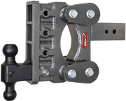 GEN-Y Hitch The BOSS TORSION-FLEX 3" Shank 6" Drop 3.5K TW 32K Hitch & GH-0161 Dual-Ball