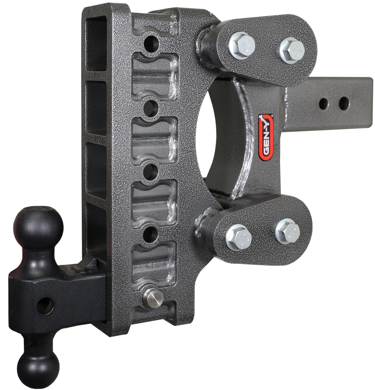 GEN-Y Hitch The BOSS TORSION-FLEX 3" Shank 9" Drop 3.5K TW 32K Hitch & GH-0161 Dual-Ball