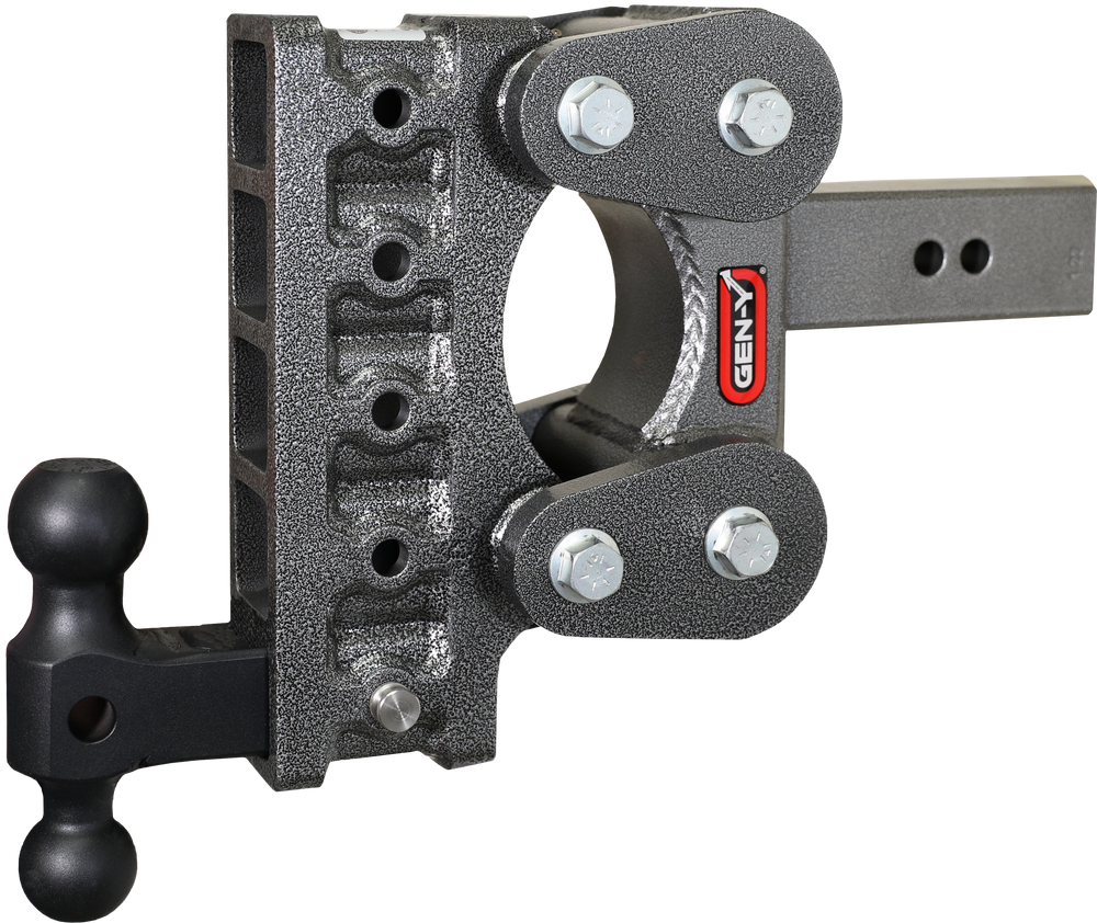 GEN-Y Hitch The BOSS TORSION-FLEX 2.5" Shank 7.5" Drop 1.1K TW 10K Hitch & GH-031 Dual-Ball