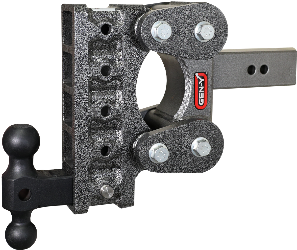 GEN-Y Hitch The BOSS TORSION-FLEX 2.5" Shank 7.5" Drop 1.1K TW 10K Hitch & GH-031 Dual-Ball