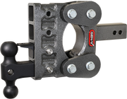 GEN-Y Hitch The BOSS TORSION-FLEX 2.5" Shank 5" Drop 1.1K TW 10K Hitch & GH-031 Dual-Ball & GH-032 Pintle Lock