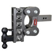 GEN-Y Hitch The BOSS TORSION-FLEX 2.5" Shank 7.5" Drop 1.1K TW 10K Hitch & GH-031 Dual-Ball & GH-032 Pintle Lock
