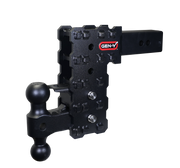 GEN-Y Hitch PHANTOM 2.5" Solid Shank 7.5" Drop 1.6K TW 16K Hitch & GH-051 Dual-Ball & GH-032 Pintle Lock