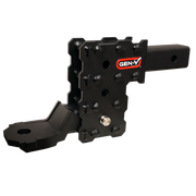 GEN-Y Hitch PHANTOM-X 2" Solid Shank - 4.5" Drop - 1K TW - 10K Hitch - Platinum Ball Mount (GH-103705)