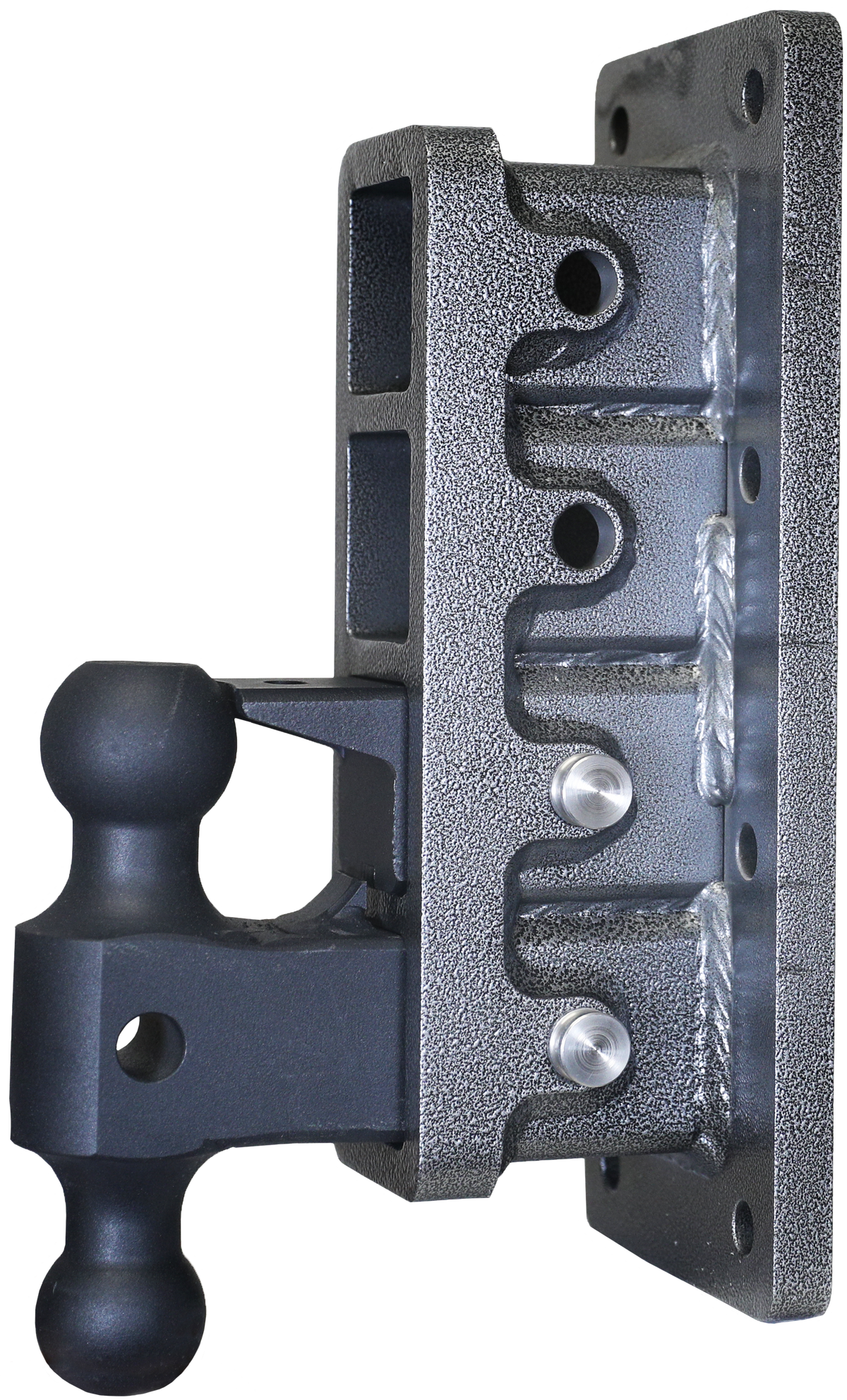 GEN-Y Hitch MEGA-DUTY 2.5" Bolt-On 9" Drop 3.5K TW 32K Hitch & GH-0161 Dual-Ball & GH-0162 Pintle Lock