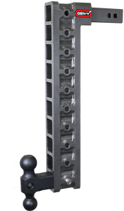 GEN-Y Hitch MEGA-DUTY 2" Shank 22.5" Drop 1.5K TW 10K Hitch & GH-031 Dual-Ball & GH-0100 Stabilizer Kit