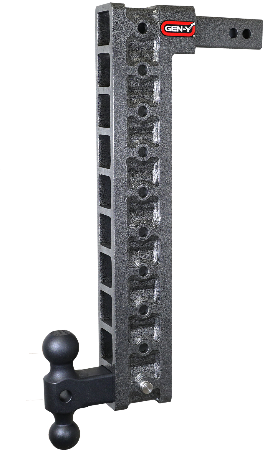 GEN-Y Hitch MEGA-DUTY 2" Shank 22.5" Drop 1.5K TW 10K Hitch & GH-031 Dual-Ball & GH-0100 Stabilizer Kit