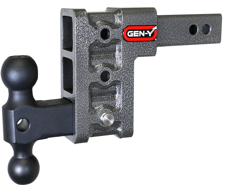 GEN-Y Hitch MEGA-DUTY 2" Shank 5" Drop 1.5K TW 10K Hitch & GH-031 Dual-Ball
