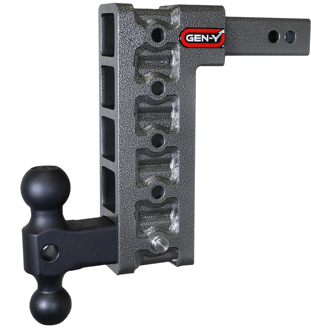 GEN-Y Hitch MEGA-DUTY 2" Shank 10" Drop 1.5K TW 10K Hitch & GH-031 Dual-Ball